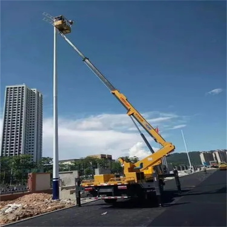 青岛城阳维修路灯的曲臂升降车出租